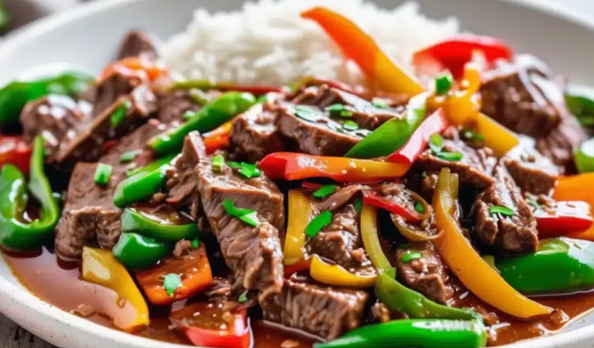 Slow Cooker Pepper Steak